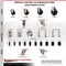 Service Caster 3.5 Inch 316SS Hard Rubber Swivel 3/4 Inch Expanding Stem Caster Brake, 2PK SCC-SS316EX20S3514-HRS-2-TLB-2-34 - alternate 3